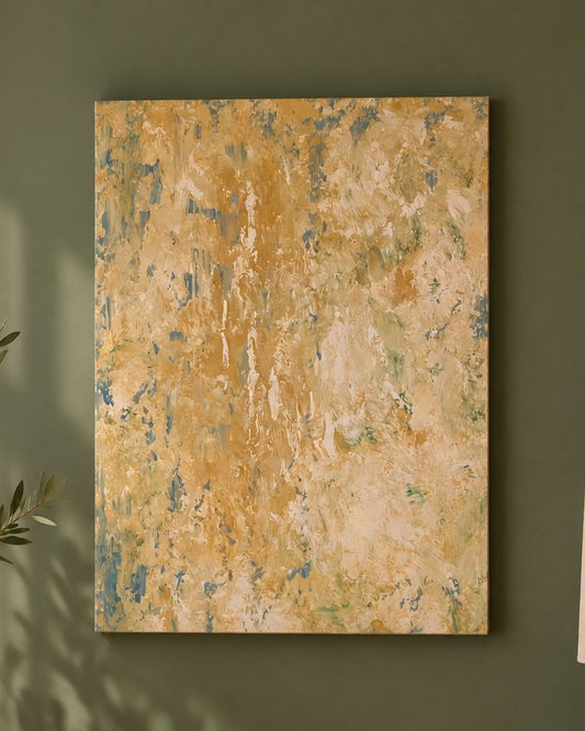 Écorce de lumière – Peinture abstraite à l'acrylique